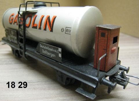 Trix 20/78G Tankwagen GASOLIN mit Bremserhaus (18-29)