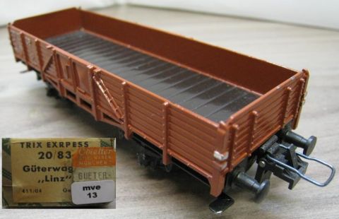 Trix Express 20/83 LINZ braun Hochglänzend extrem selten (mve13) TOP/OV