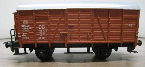 Trix Express 3418 ged Güterwagen m Tonnendach KASSEL m.Brh. (mve33)TOP/OV