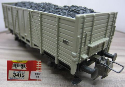 Trix Express 3415 Hochbordwagen ESSEN mit Kohleladung grau (esw15)