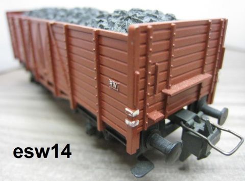 Trix Express 3415 Hochbordwagen ESSEN mit Kohleladung braun (esw14)