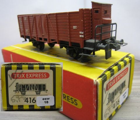 Trix Express 416 Hochbordwagen ESSEN mit Brh braun (esw18)