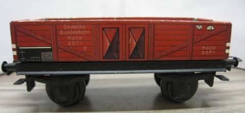 Trix Express 20/75 Niederbordwagen in OV (thu8) Original Karton.