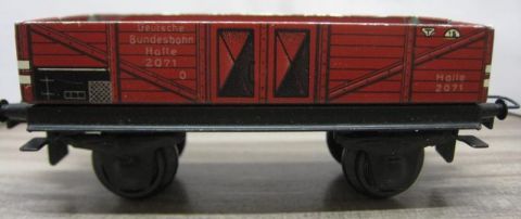 Trix Express 20/75 Niederbordwagen in OV (thu9) Original Karton.