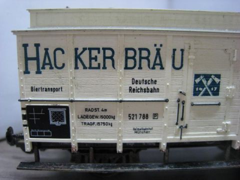 Trix Express 33592 Bierwagen Hackerbräu München der DR (21-85)