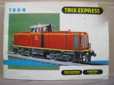 Trix Express Katalog von 1964 komplett und gut Erhalten