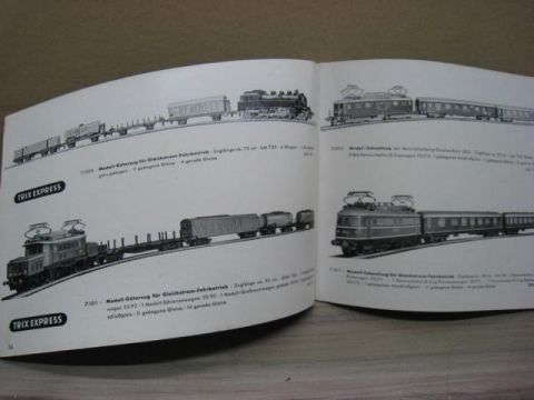 Trix Express Katalog von 1956