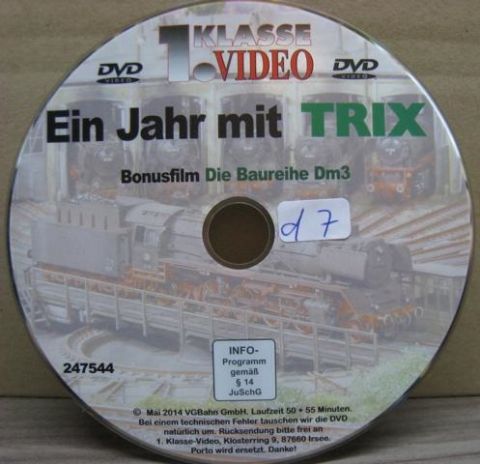 Ein Jahr mit Trix Bonus Film Die Baureihe Dm3