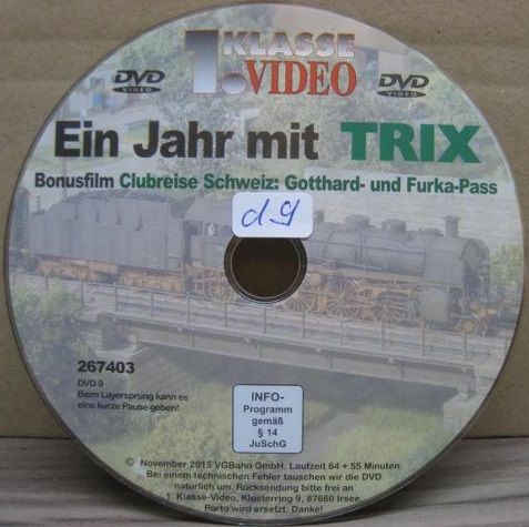 Ein Jahr mit Trix Bonus Film Club-Reise Schweiz Gotthard/Furka Pass