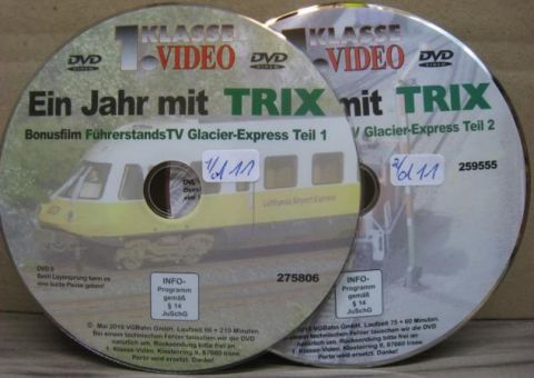 Ein Jahr mit Trix Bonus Film Führerstands TV Glacier Express Teil 1+2