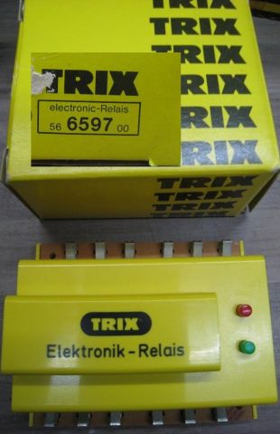TRIX 6597 Electronic - Relais, komplett mit  Gebrauchsanweisung TOP/OV aus Lagerfund.