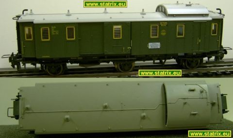 Trix 3334 DRG Packwagen 3-achsig (sg922)