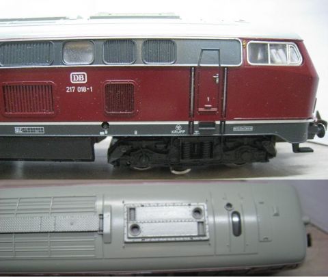 Trix Express 2251 V 217 018-1 rot (ksm21) Kunststoff