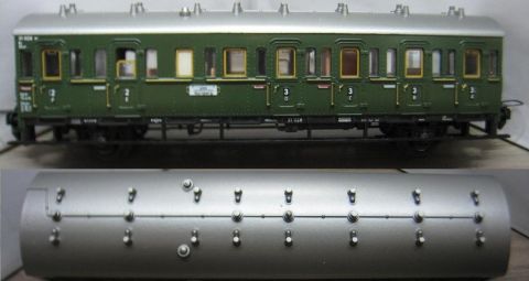 Trix Express 3358 Abteilwagen 2.-3.Kl grün (ksm48) sehr gut-neuwertig OV