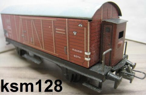 Trix Express 20/74 Großraum Güterwagen m Brh (ksm128) 1948-50