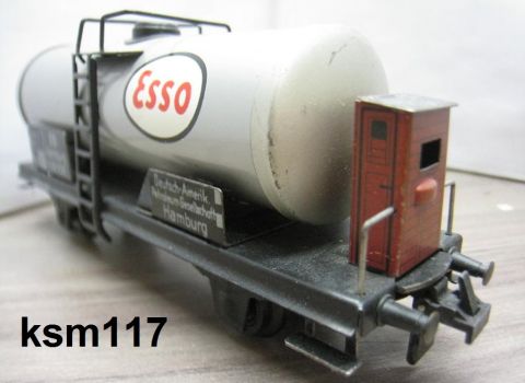 Trix Express 20/78E ESSO Tankwagen mit Brh (ksm117)