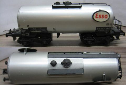 Trix Express 20/92E 492 3492 ESSO 4-achsig (kvb31), 2. Version 1966/73