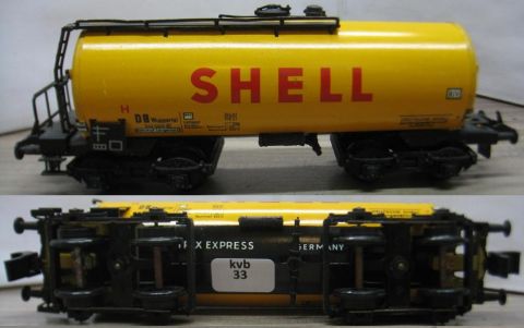 Trix Express 20/92S 496 3496 SHELL 4-achsig (kvb33), 1. Version