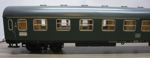 Trix Express 3381 1.-2. Kl Abteilwagen der DB, lange Serie