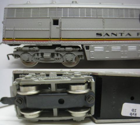 Trix Express 2264 US F7 Einheit  Santa Fe (kvb1)