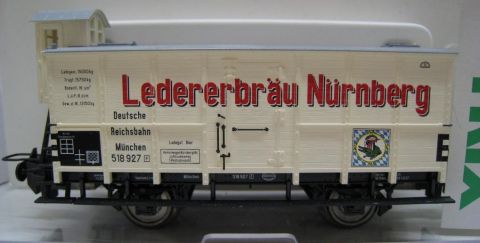 Trix Express 33927 Bierwagen LEDERER BRÄU Nürnberg nur 1998 (msl24)