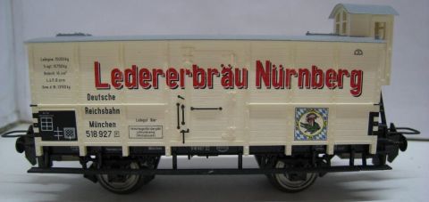 Trix Express 33927 Bierwagen LEDERER BRÄU Nürnberg nur 1998 (msl24)