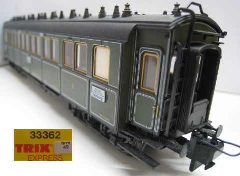 Trix Express 33362 Bayerischer Schnellzugwagen I.-II. Kl (hrm49) Modell ABBü
