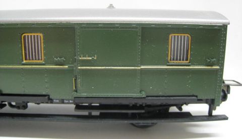 Trix Express 3360 Personenzug Packwagen Modell Pwi 23 (hrm48)