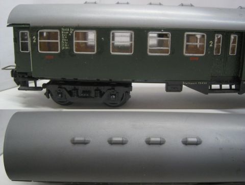 Trix Express 3374 Umbau-Personenwagen 1.-2. Kl Modell AB 4 yge (hrm55)