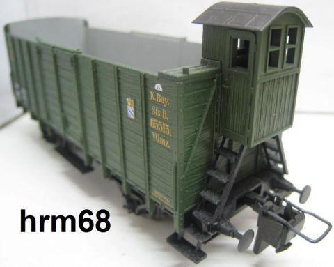 Trix Express 3404 bayerischer Hochbordwagen m Brh (hrm68)