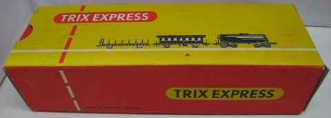 Trix Express 3969 Leer Karton zum seltenen roten US-Flachwagen (23-13)