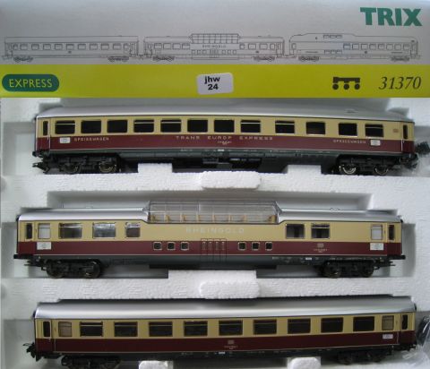 Trix Express 31370 Wagen Ergänzung´s Set zum TEE 31369 Helvetia (jhw24) nur 2004