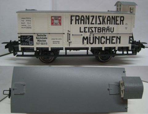 TI/TE 24034 Bierwagen Franziskaner Brauerei München  Sondermodell NUR 2003 (sws51) TOP/OV