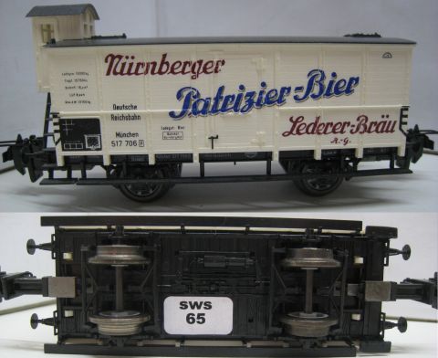 Trix Express Bierwagen Patrizier-Bier der DR (sws65)  sehr gut leider ohne OV