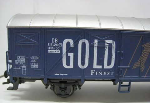 TI/TE 23886 ged Güterwagen der DB GOLD PFEIL Finest Lethergoods (23-41) TI Original Box.