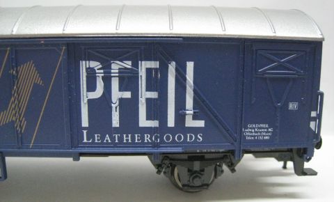 TI/TE 23886 ged Güterwagen der DB GOLD PFEIL Finest Lethergoods (23-41) TI Original Box.