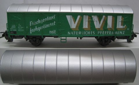 TI/TE 23885 ged Güterwagen grün der DB VIVIL (23-47) TI Original Box.