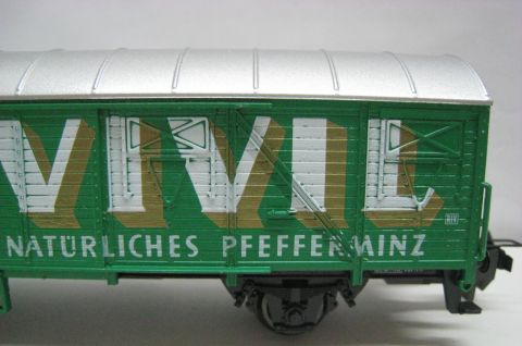 TI/TE 23885 ged Güterwagen grün der DB VIVIL (23-47) TI Original Box.