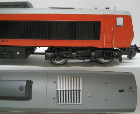 Lil/TE L132056 Diesellok HENSCHEL-BBC DE 2500 202 003-0 Ep IV orange (lw94) TOP/OV