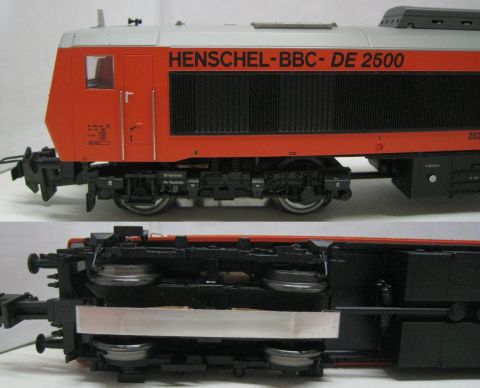 Lil/TE L132056 Diesellok HENSCHEL-BBC DE 2500 202 003-0 Ep IV orange (lw94) TOP/OV