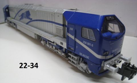 Mehano DE-AC33C Blue Tiger (22-34) Original für Trix Express TOP/OV
