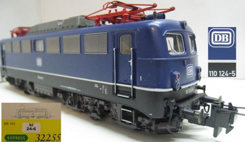 Trix Express 32255 BR 110 124-5 der DB (24-6) NUR 2003 TOP/OV 