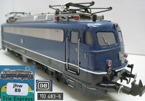 Trix Express 2249 E 110 483-5 der DB blau (jhw89) Sammler Traum