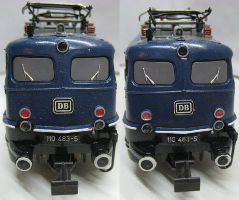 Trix Express 2249 E 110 483-5 der DB blau (jhw89) Sammler Traum