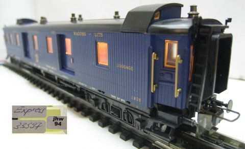 Trix Express 33397 Packwagen zum Orient Express blau (jhw94) Top/OV