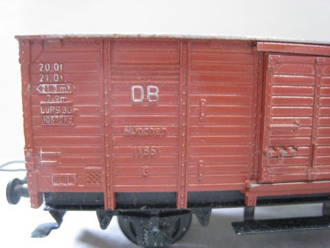 Trix Express 20/117 ged Güterwagen Typ München o Brh (ubs7) Original Karton.