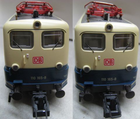 Piko/TE 51742 Elektrolok BR 110 165-8 DB AG beige-blau (lw109) TOP/OV. 