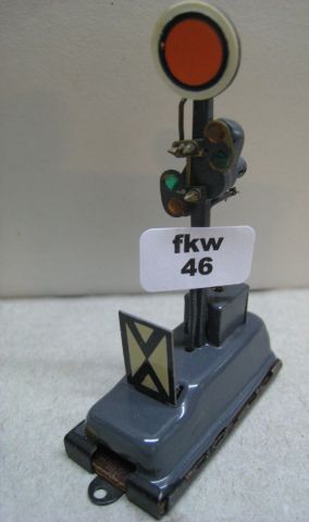 Trix Express 20/215 Form-Vorsignal (46) mit Beleuchtung 14 Volt TOP/OV