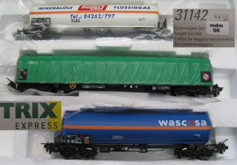 Trix Express 31142 Güterwagen Set (mdm56) NUR 2014, selten TOP/OV