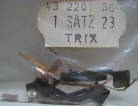 Trix Express 43 2201 86 Schleifersatz zu allen TE Glaskasten